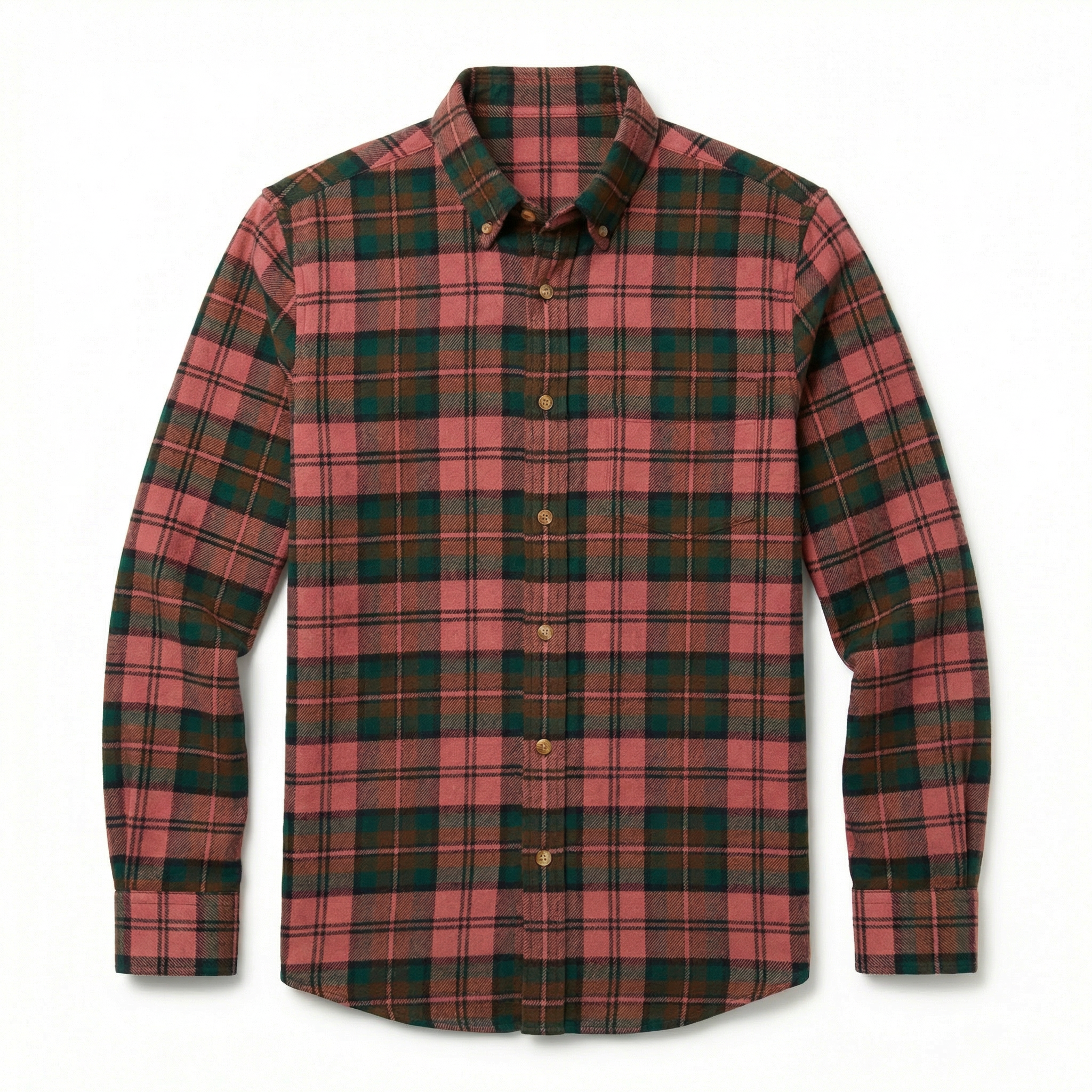 Red and Black Flannel Shirt