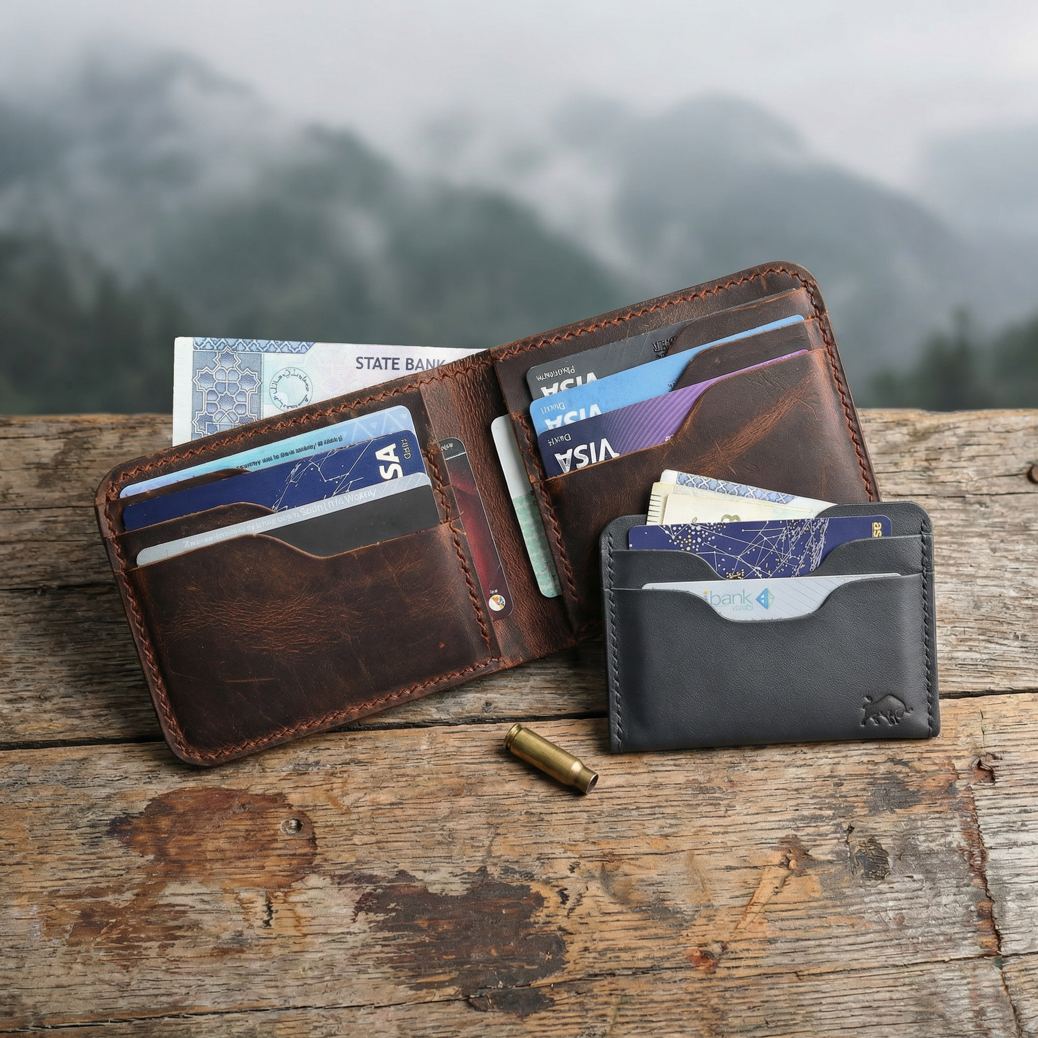 Leather Wallets & Card Holders