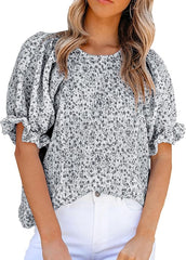 Womens Casual Floral Print