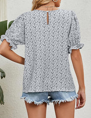 Womens Casual Floral Print