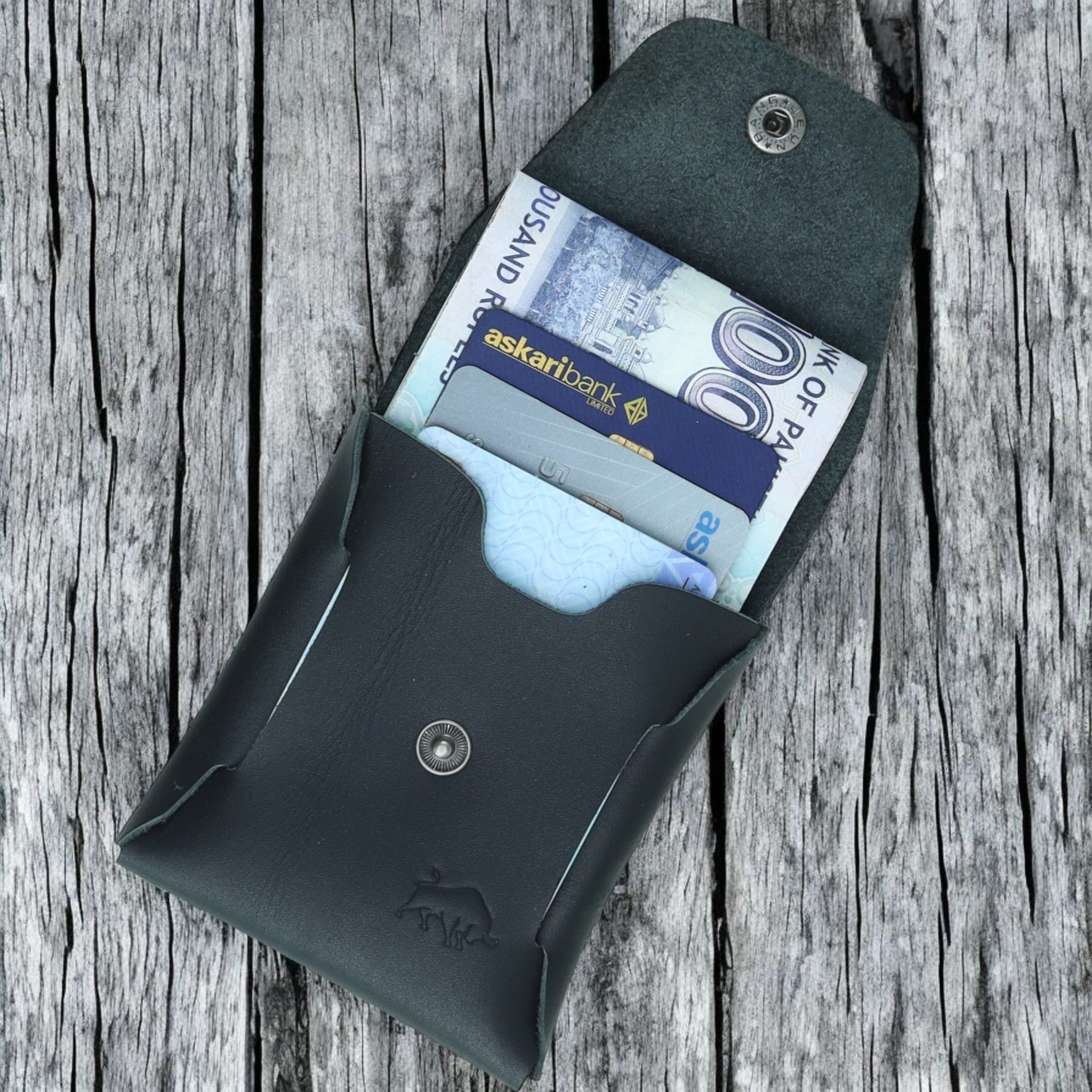 Handmade Real Leather Card Holder - D-200