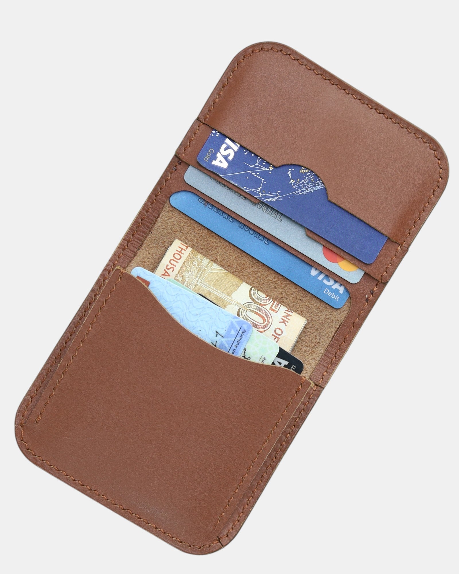 Handmade Real Leather Card Holder - D-901