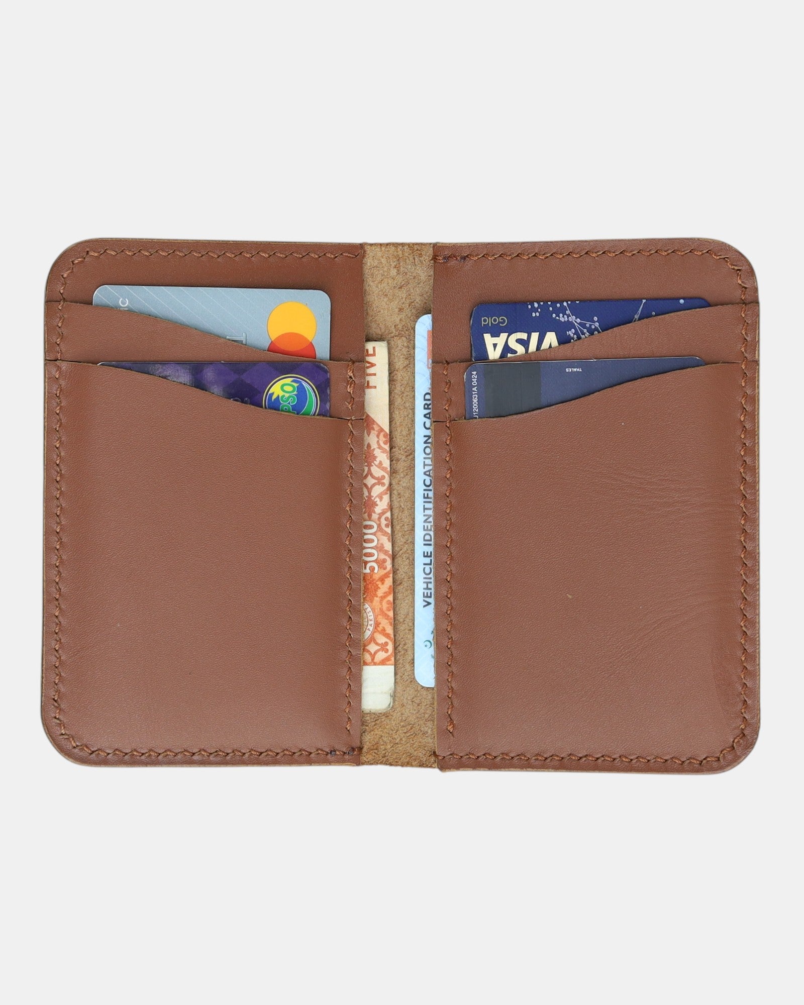 Handmade Real Leather Card Holder - D-700