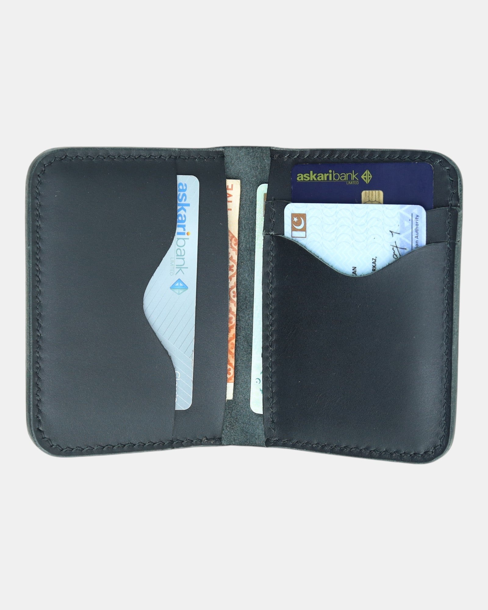 Handmade Real Leather Card Holder - D-500